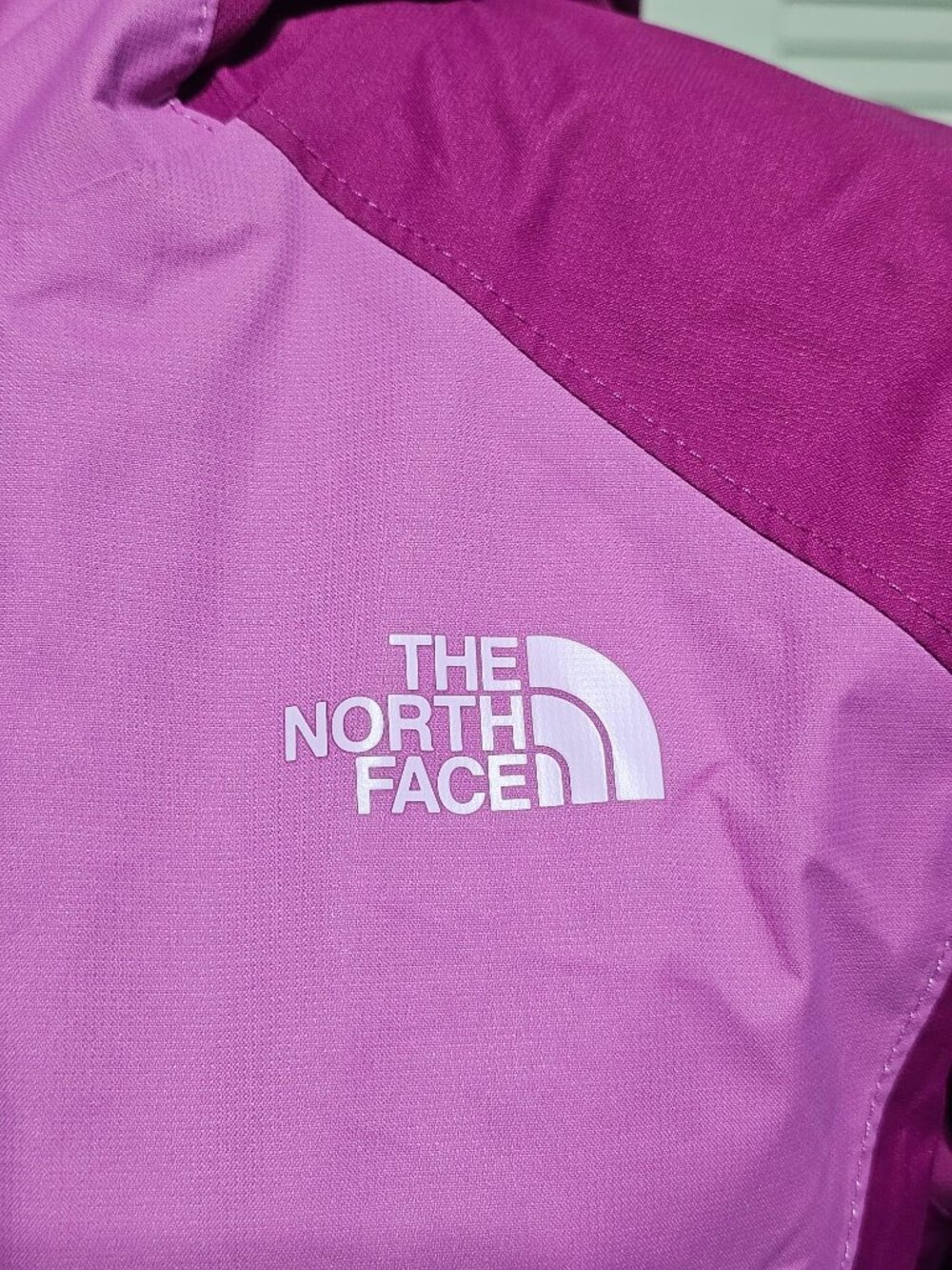 The North Face Girls Youth Pink Magenta Windbreaker Hooded Jacket Sz L14/16 2986 - Picture 9 of 15